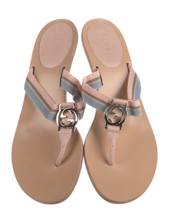 Gucci Interlocking G Logo Slides