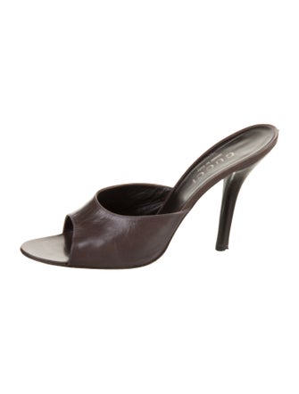 Gucci Leather Slides