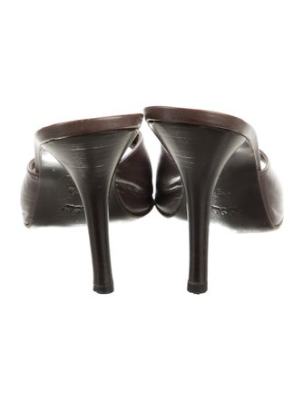 Gucci Leather Slides