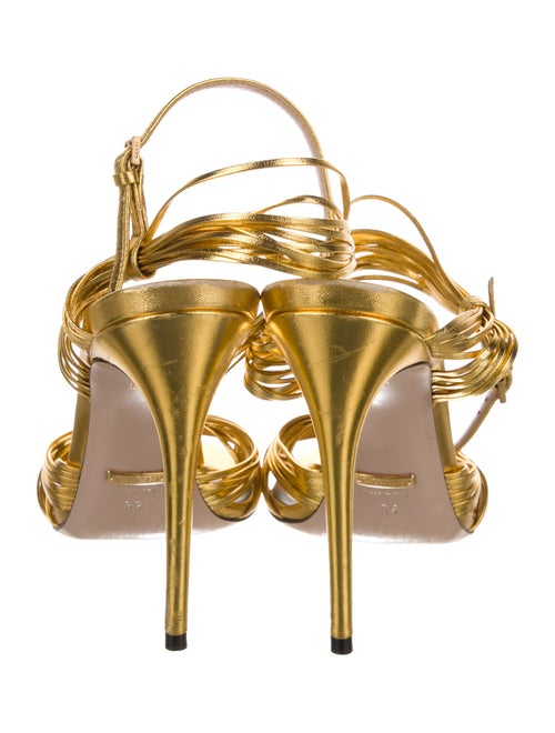 Gucci Kingsnake Leather Sandals