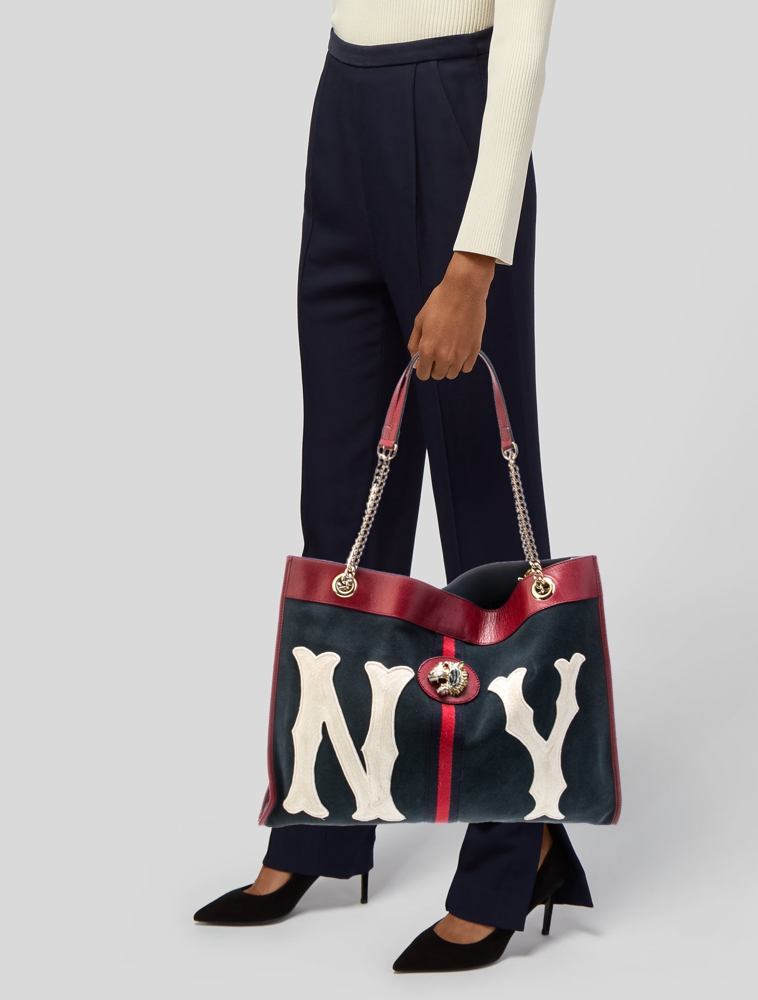 Gucci x MLB Suede Gucci Rajah Vintage