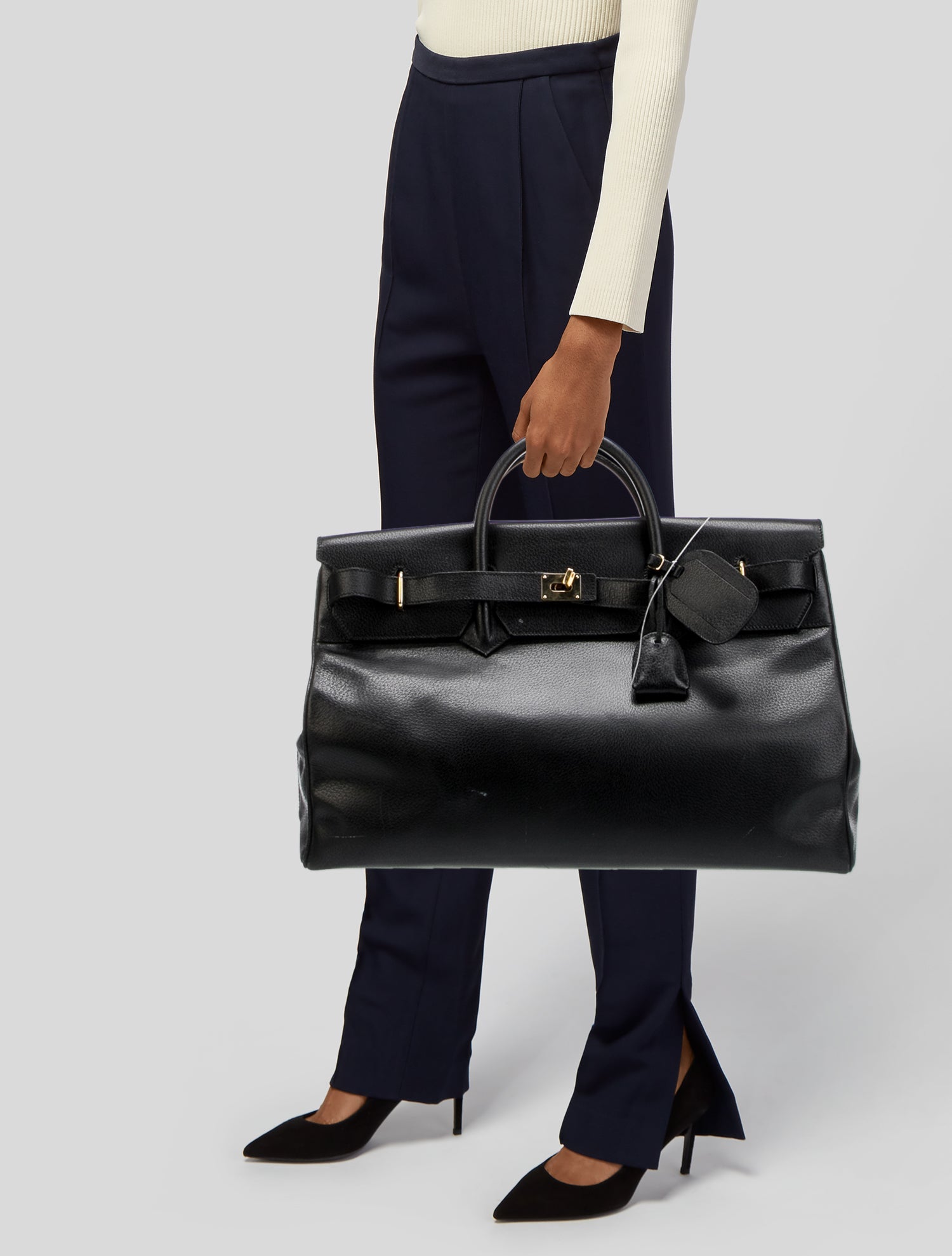 Gucci Leather Weekender Bag