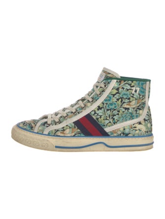 Gucci Sylvie Web Accent Canvas Sneakers