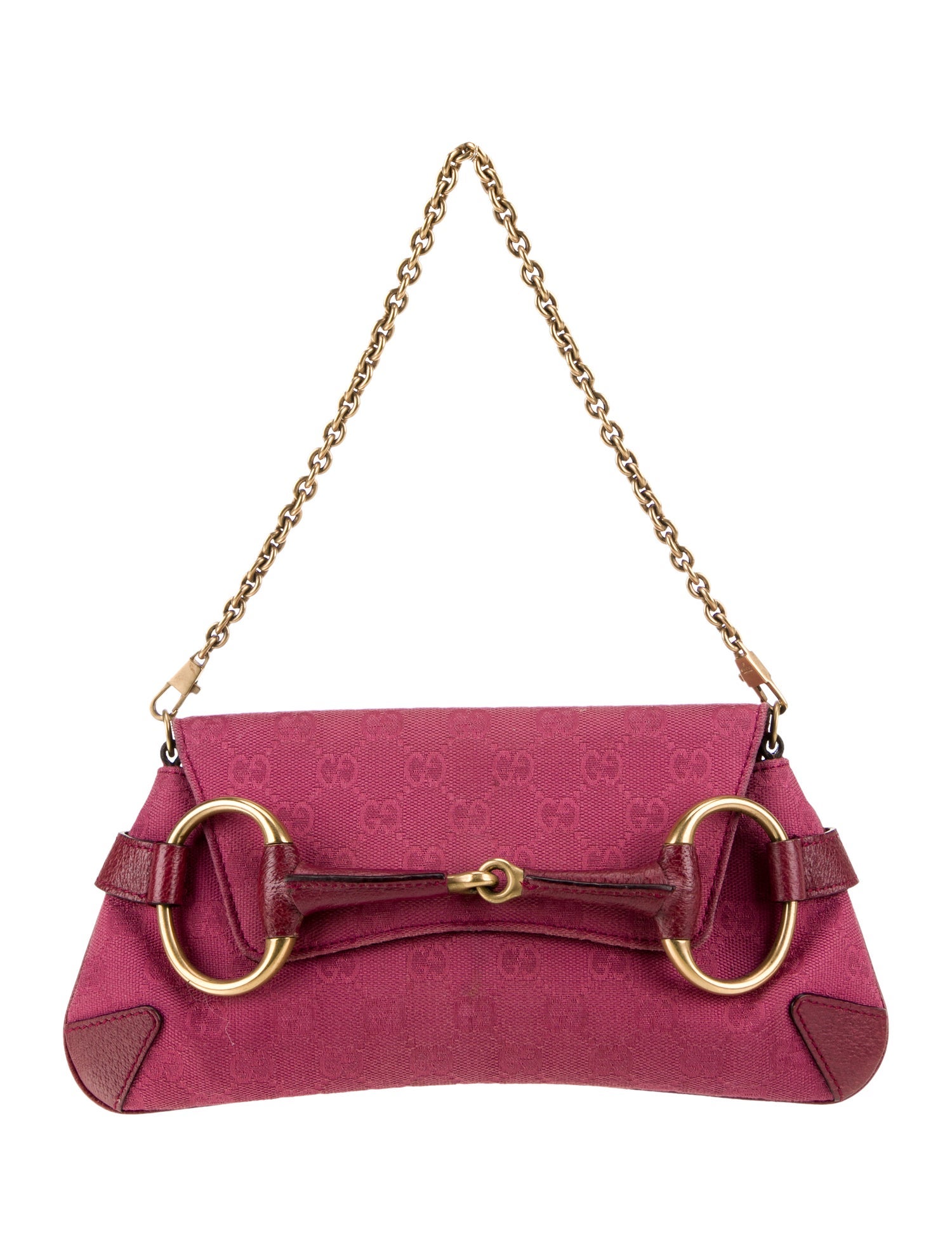 Gucci GG Canvas Horsebit Chain Vintage