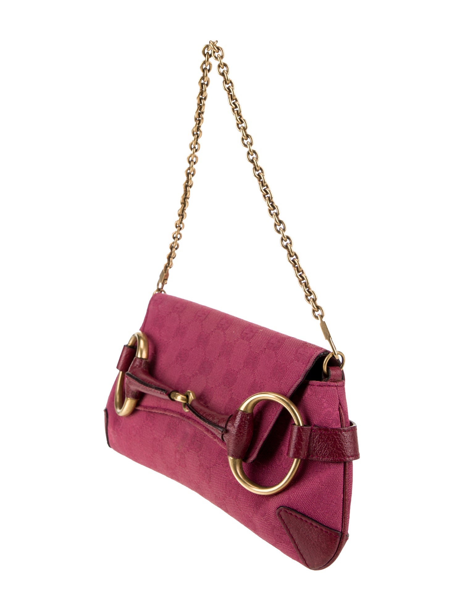 Gucci GG Canvas Horsebit Chain Vintage