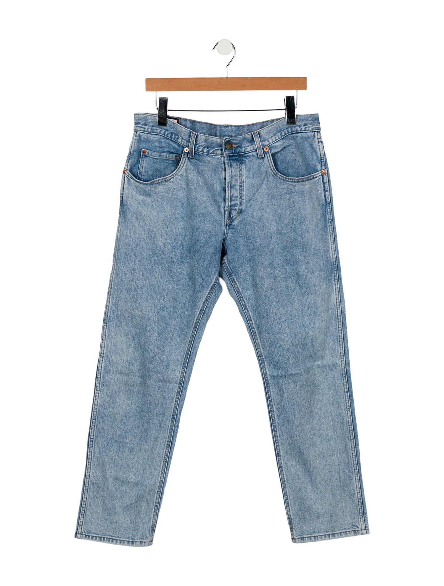 Gucci Interlocking G Logo Straight-Leg Jeans