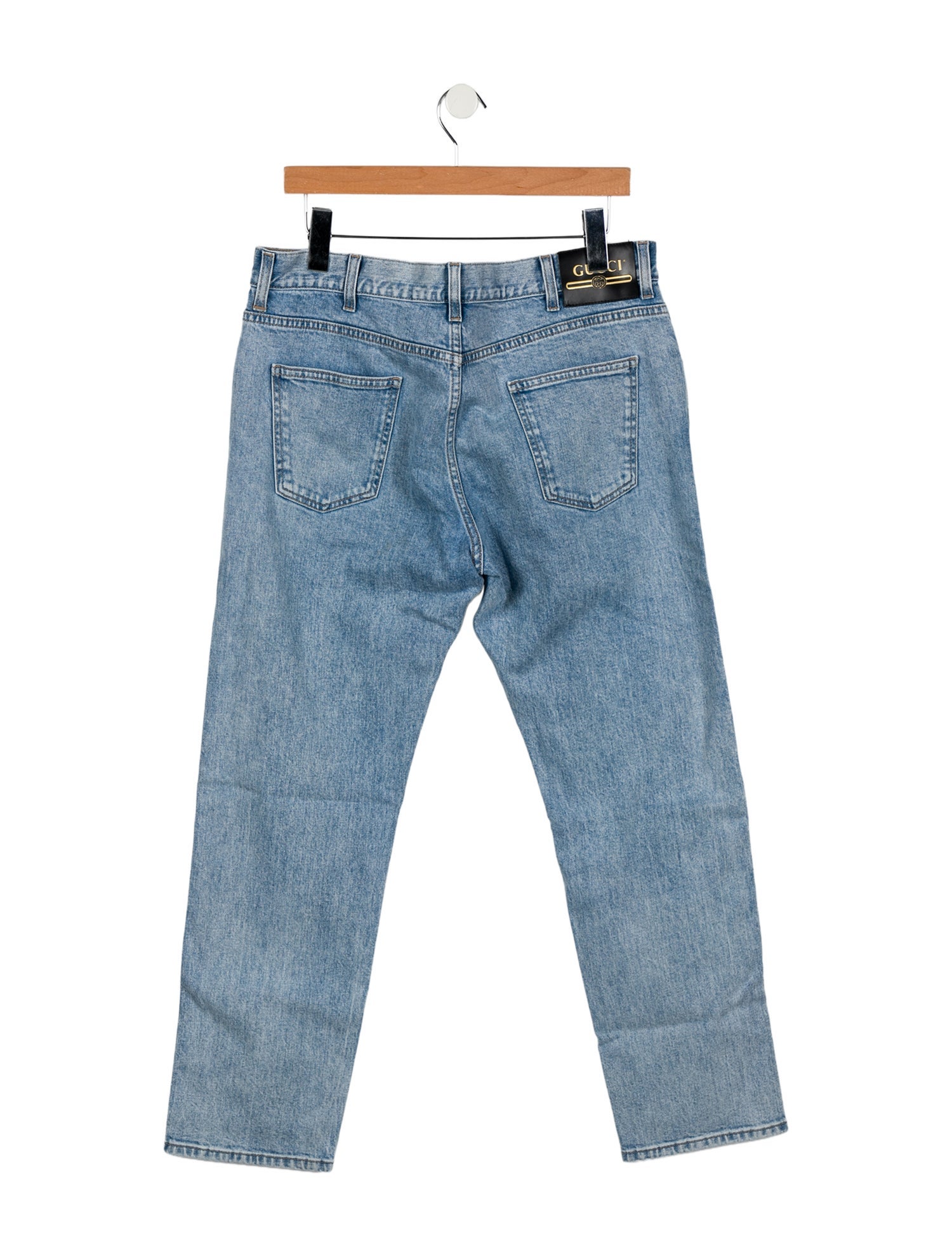 Gucci Interlocking G Logo Straight-Leg Jeans