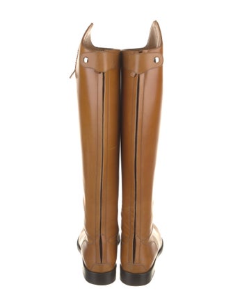 Gucci Leather Riding Boots