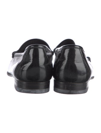 Gucci Horsebit Accent Patent Leather Loafers