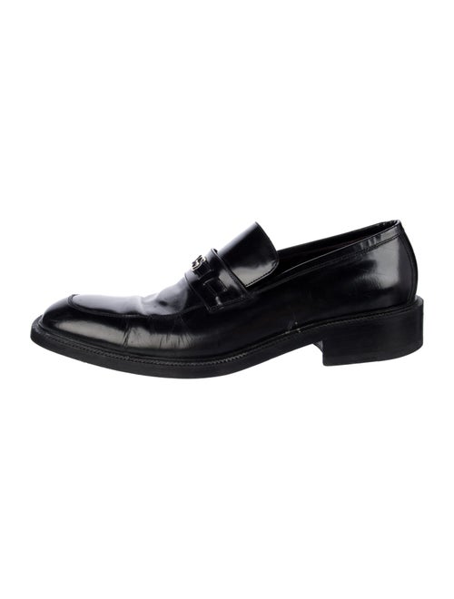 Gucci Interlocking G Logo Leather Dress Loafers