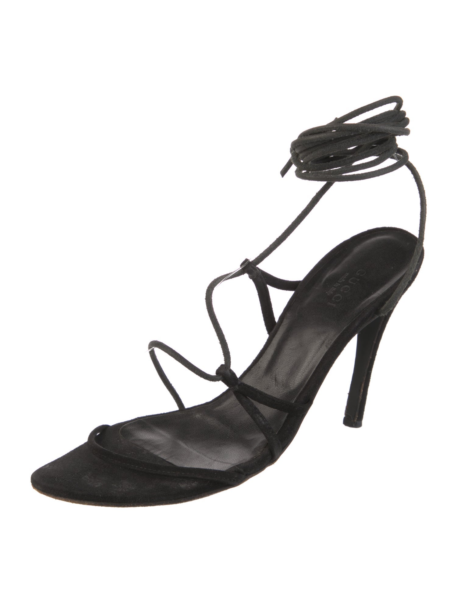 Gucci Suede Gladiator Sandals