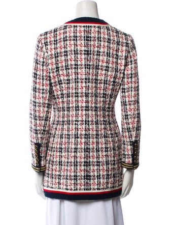 Gucci Plaid Print Evening Jacket