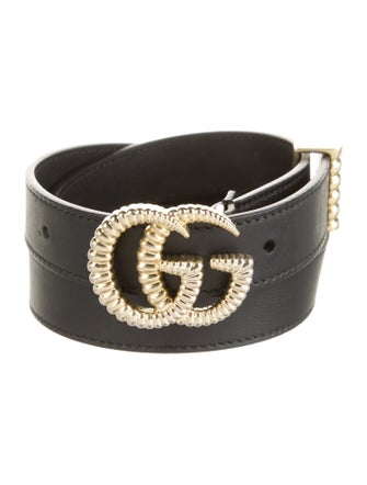 Gucci Running GG Logo Skinny Belt