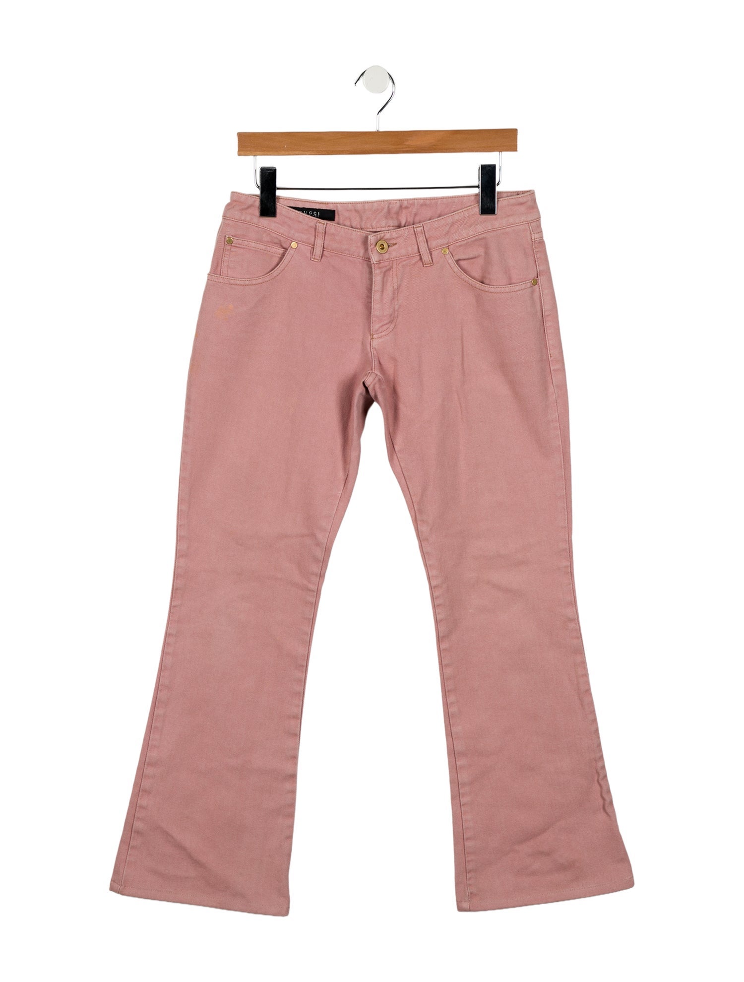 Gucci Mid-Rise Wide Leg Jeans