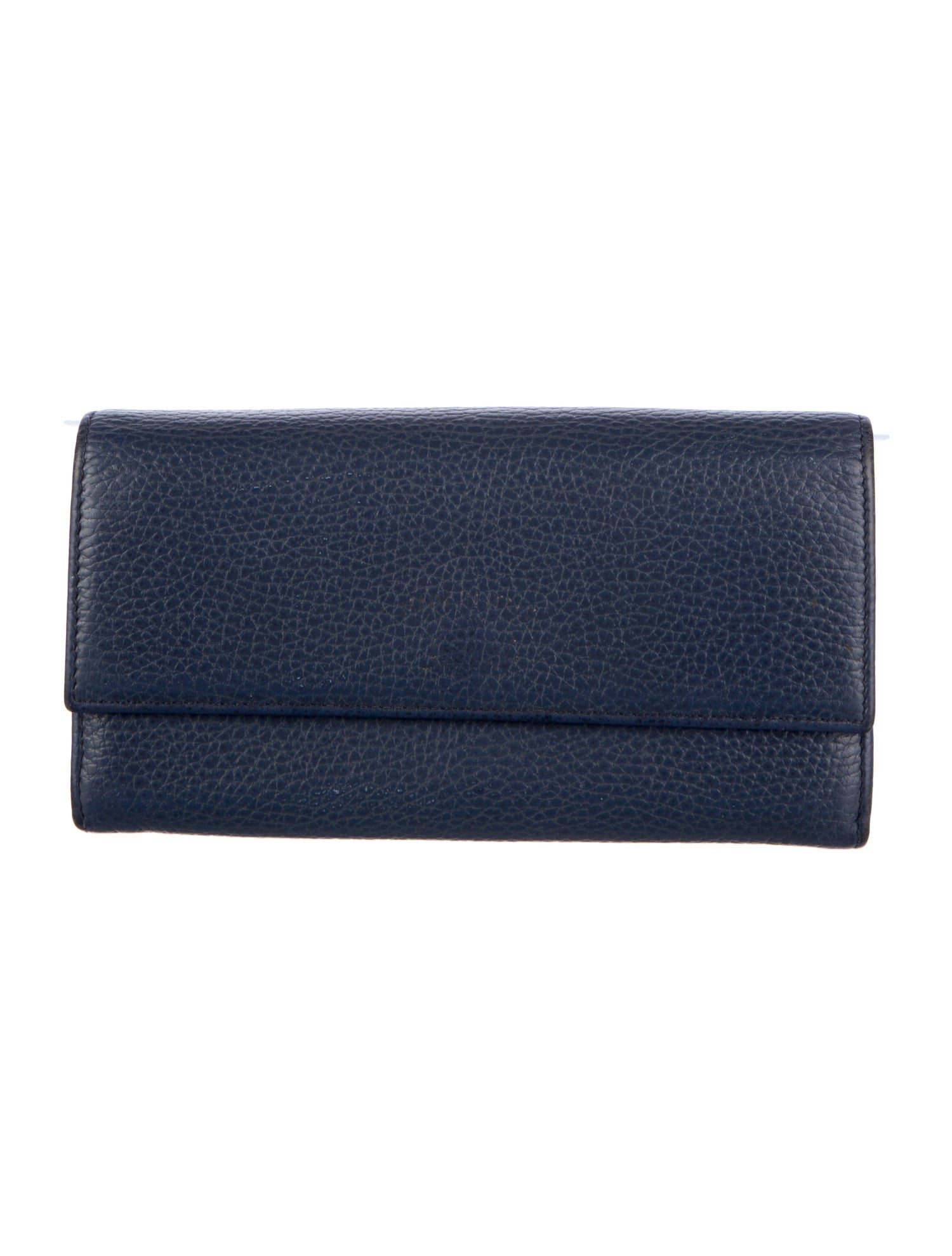 Gucci Gucci Dollar Swing Continental Wallet Calfskin Continental Wallet Leather Continental Wallet