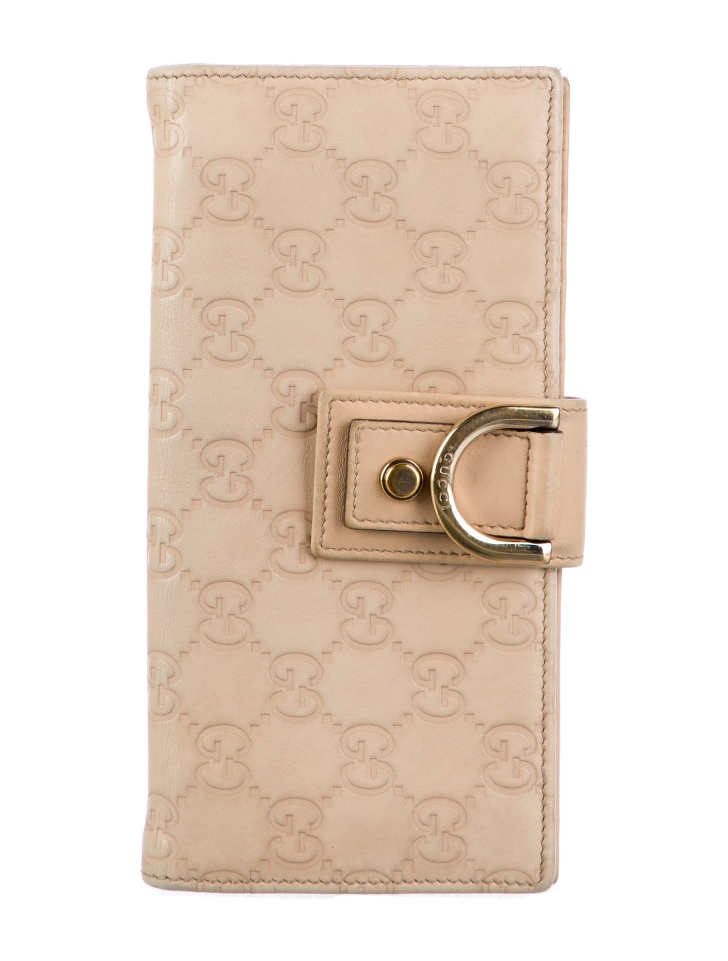 Gucci Gucci Leather Continental Wallet GG Supreme Bifold Wallet