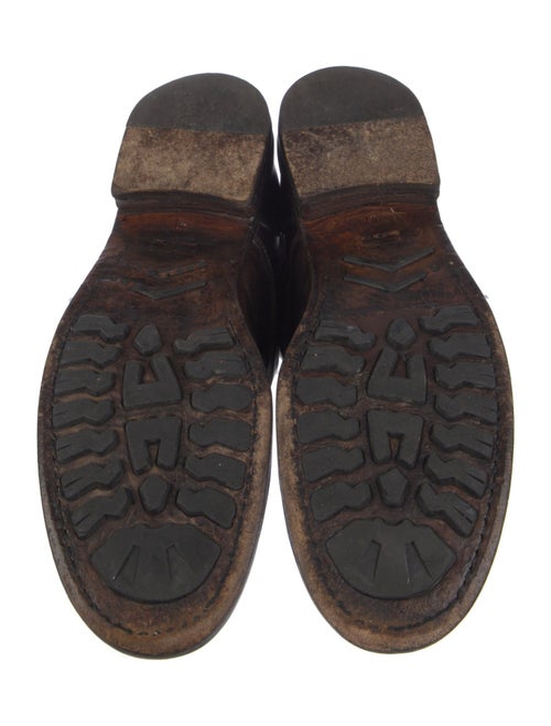 Gucci Leather Lace-Up Boots