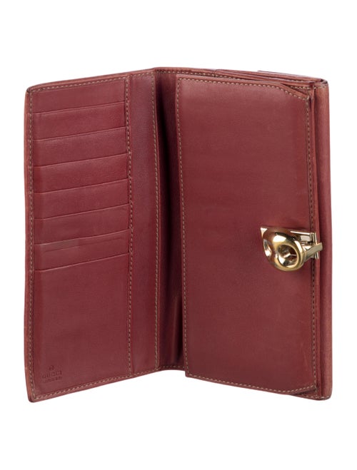 Gucci Leather Printed Bifold Wallet