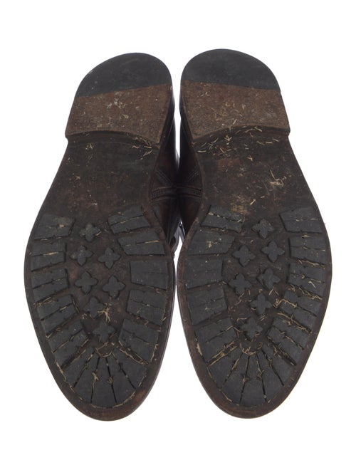 Gucci Leather Lace-Up Boots