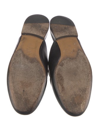 Gucci Horsebit Accent Leather Mules