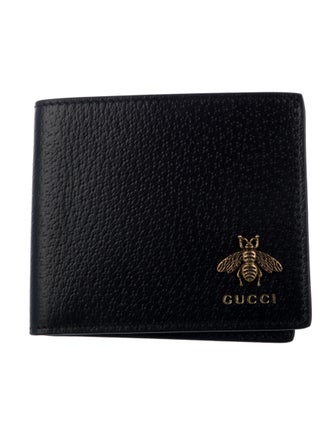 Gucci Bee Accent Calfskin Bifold Wallet