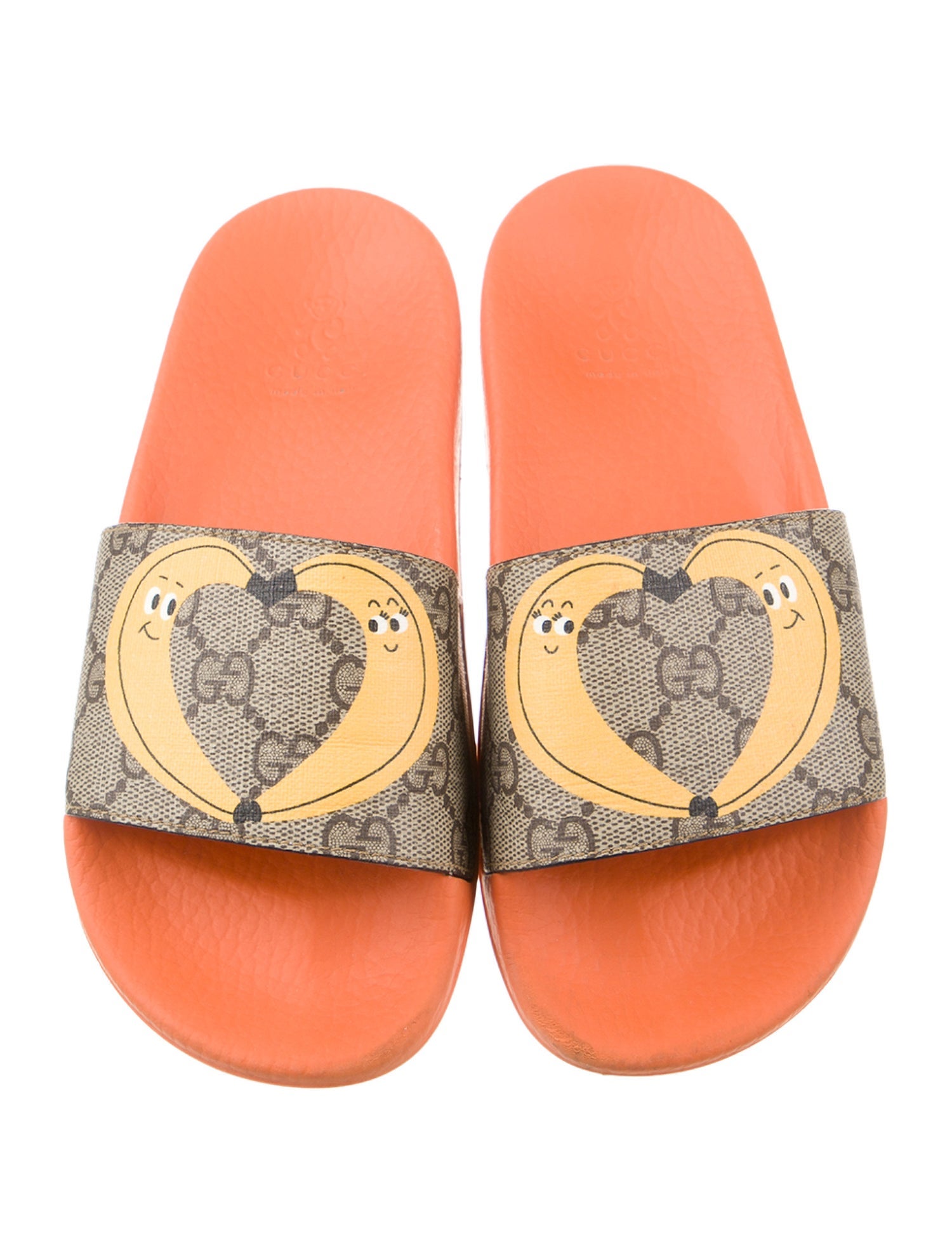 Gucci GG Coated Canvas Sandals