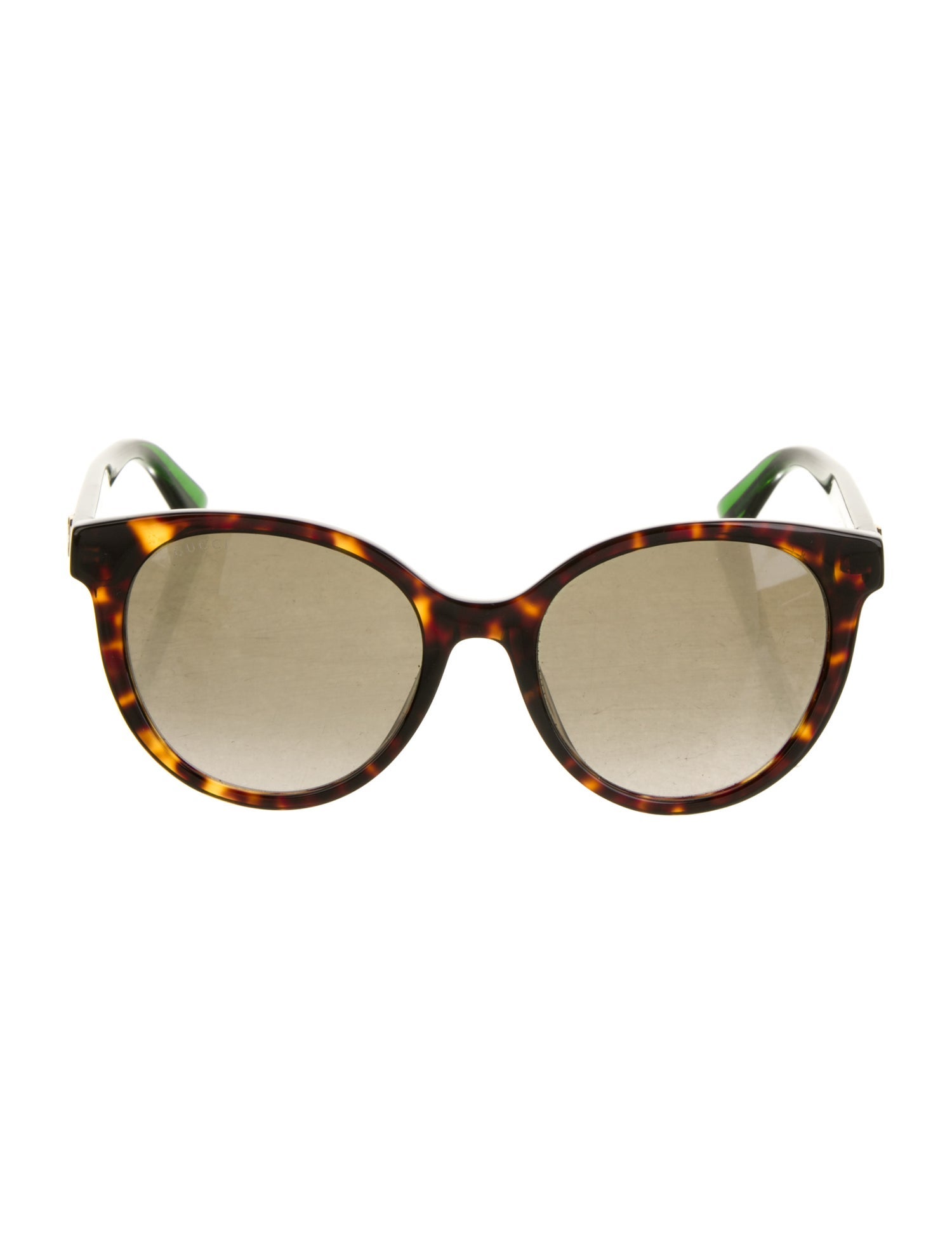 Gucci Interlocking G Logo Round Sunglasses
