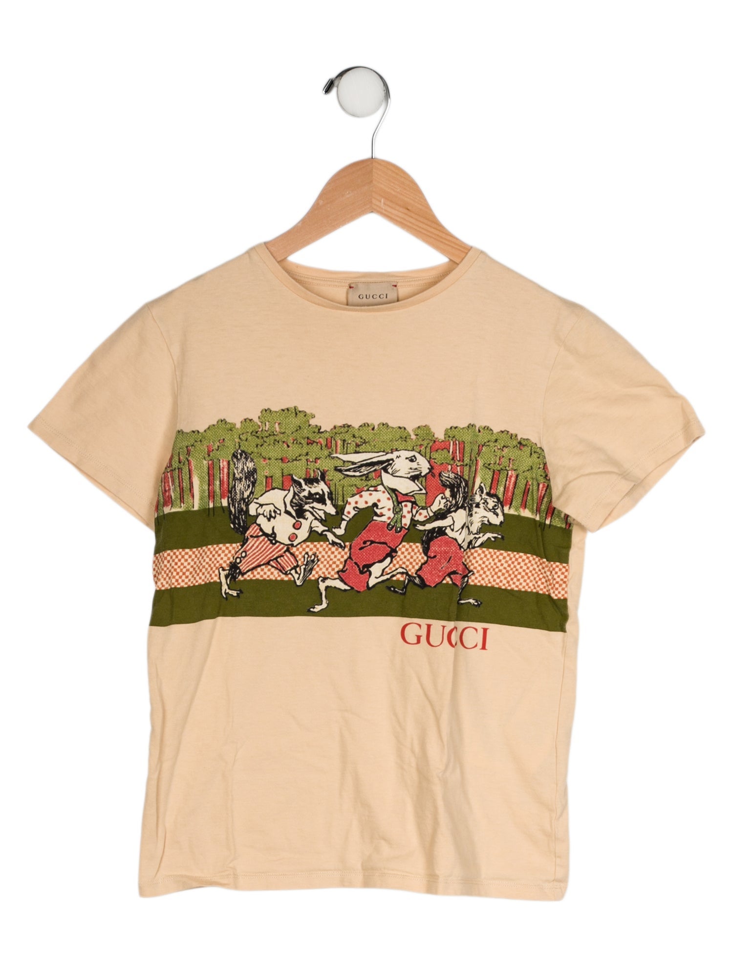 Gucci x Peter Rabbit 2023 Kids' Graphic Short Sleeve T-shirt