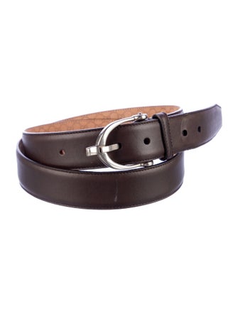 Gucci Interlocking G Logo Leather Belt