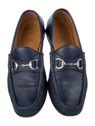 Gucci Horsebit Accent Leather Dress Loafers
