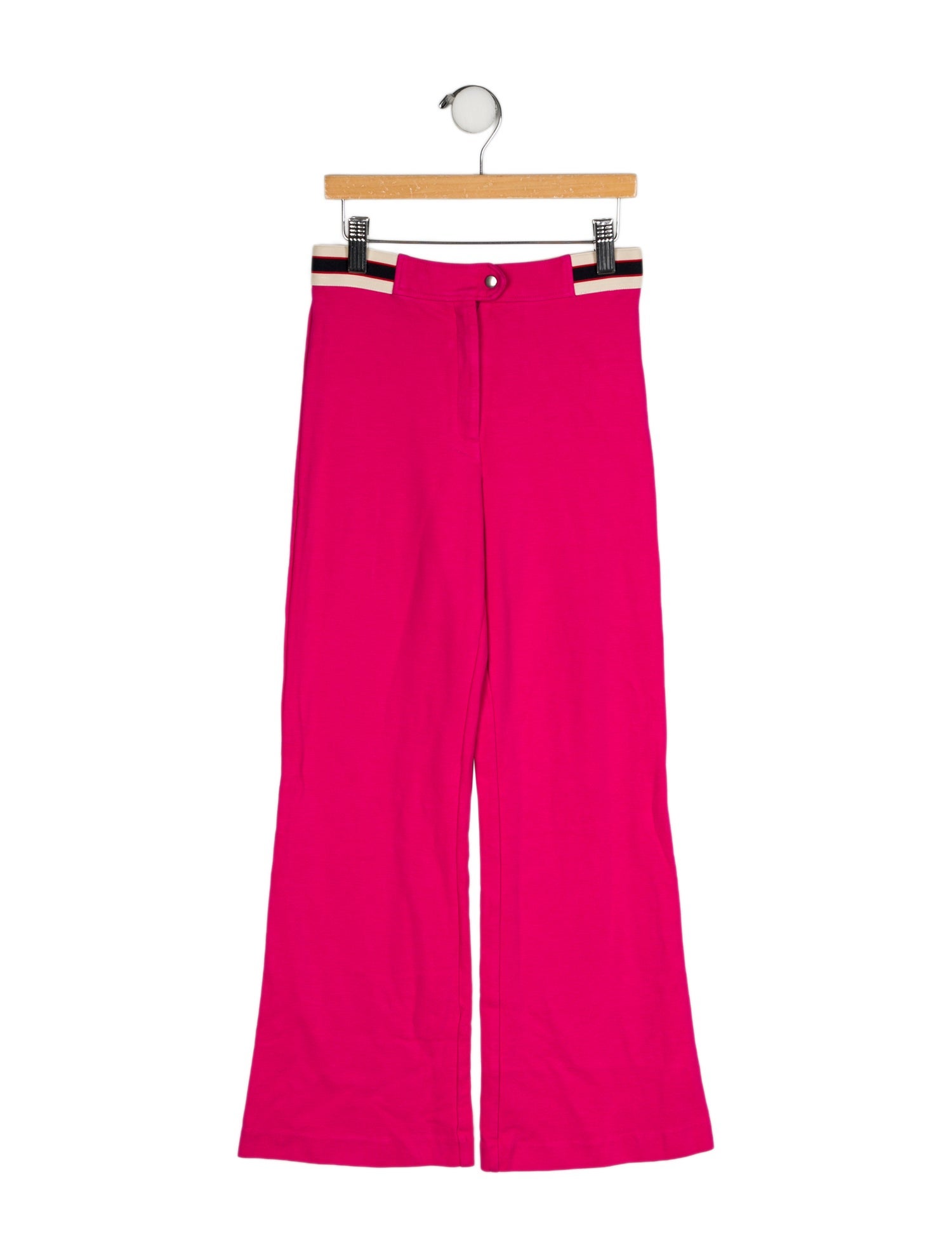Gucci Girls' Sylvie Web Trimmed Flare Pants