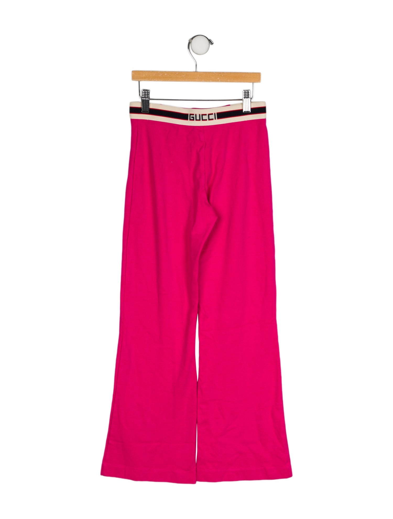 Gucci Girls' Sylvie Web Trimmed Flare Pants