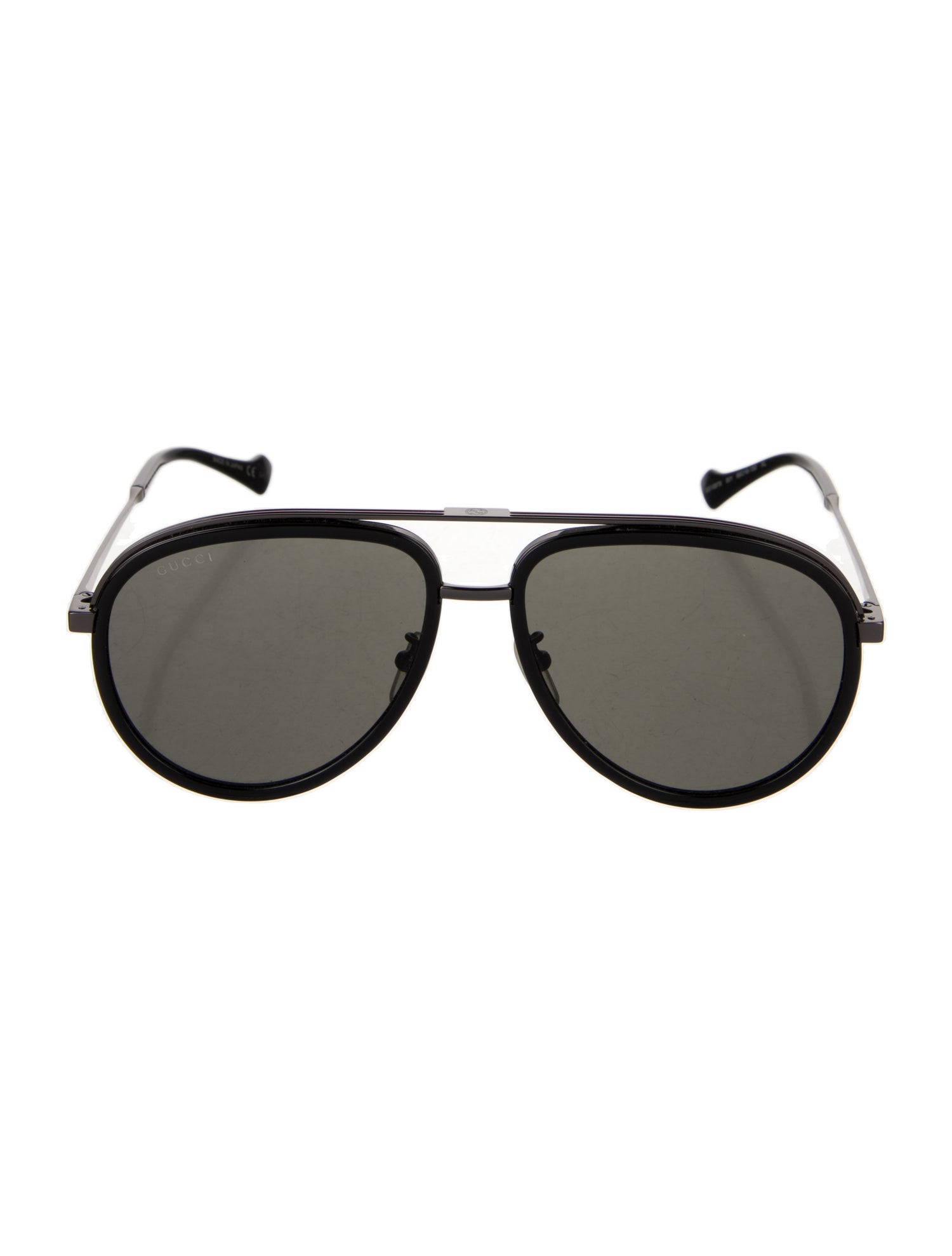 Gucci Bee Accent Aviator Sunglasses