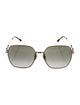Gucci Horsebit Accent Oversize Sunglasses