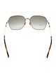 Gucci Horsebit Accent Oversize Sunglasses