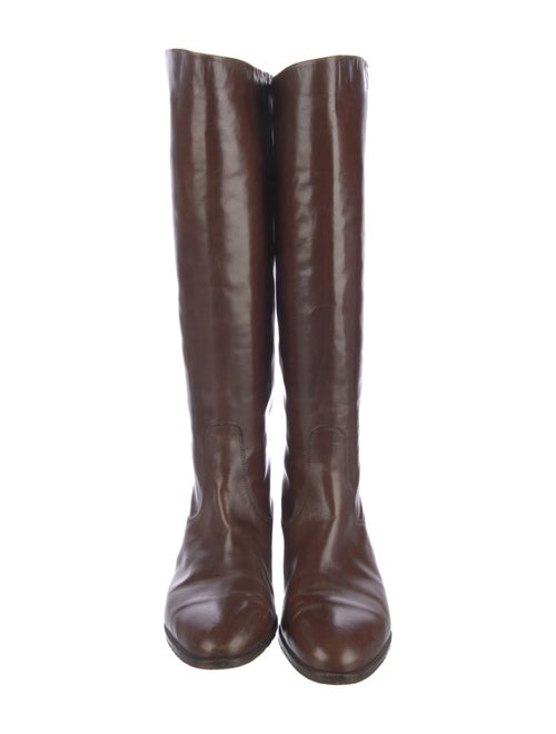 Gucci Leather Riding Boots