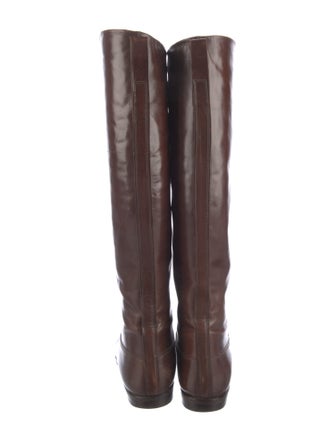 Gucci Leather Riding Boots