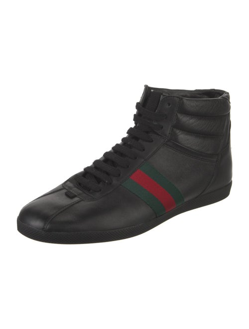 Gucci Sylvie Web Accent Leather Sneakers