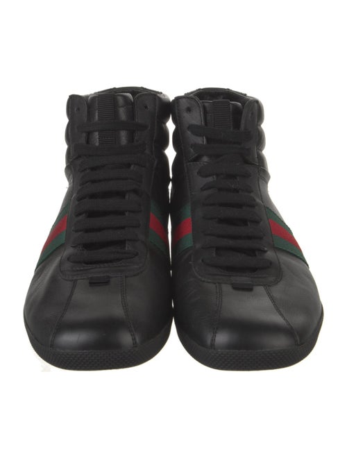 Gucci Sylvie Web Accent Leather Sneakers