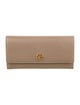 Gucci Running GG Logo Leather Continental Wallet