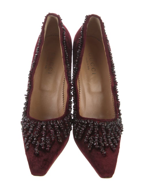 Gucci Vintage Velvet Pumps