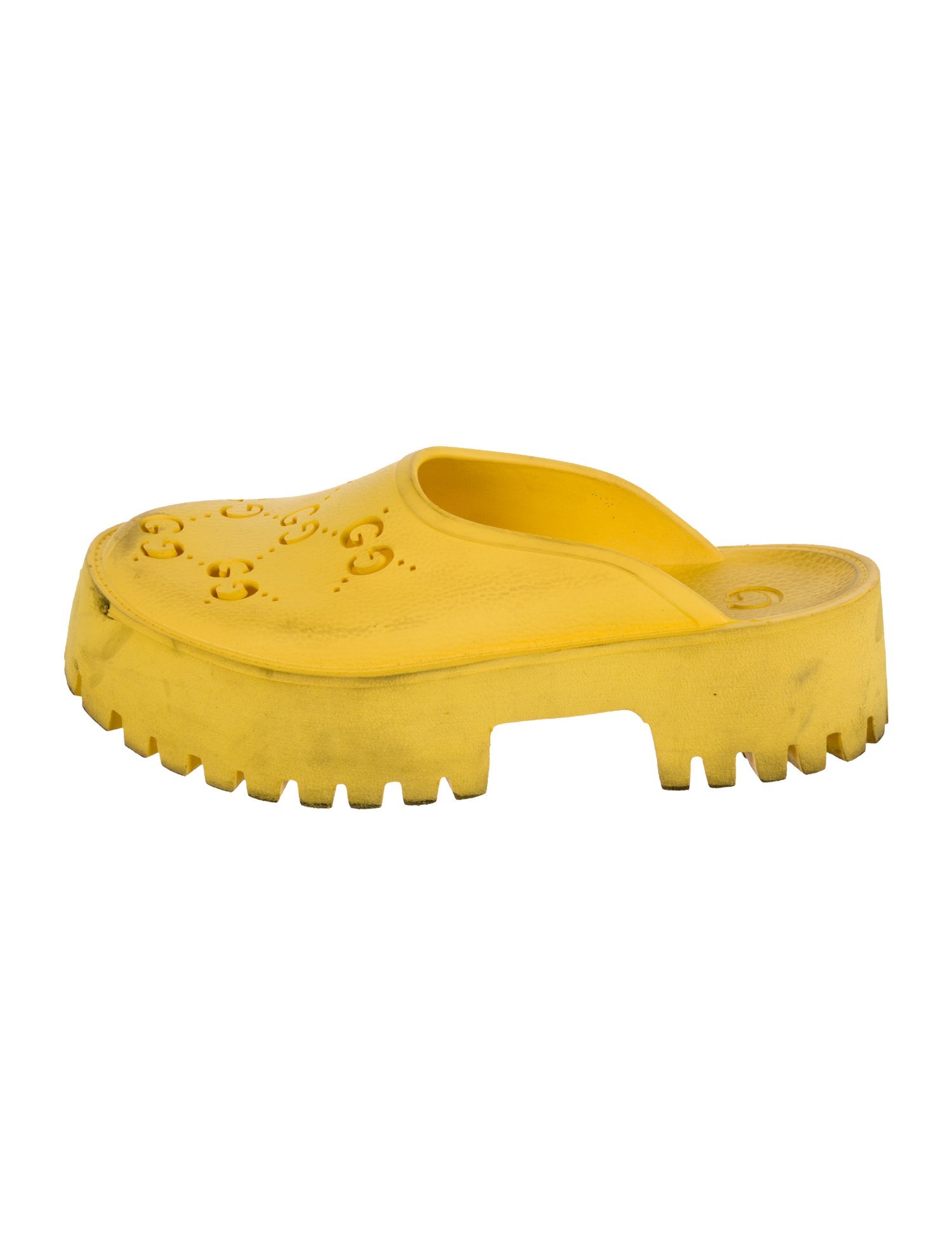 Gucci GG Logo Rubber Mules