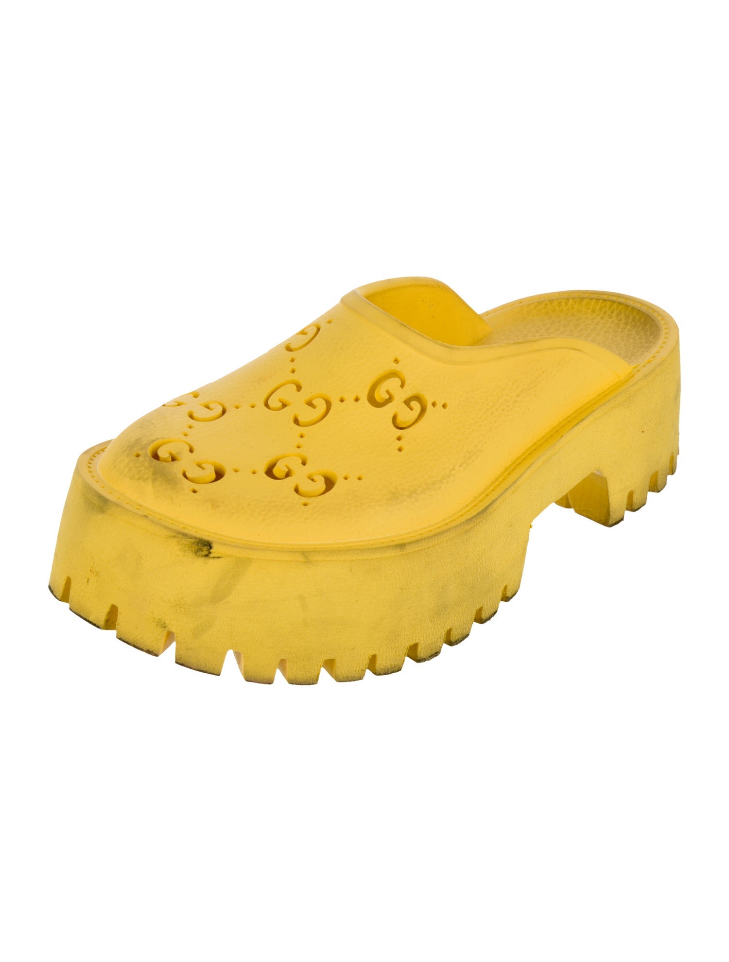 Gucci GG Logo Rubber Mules