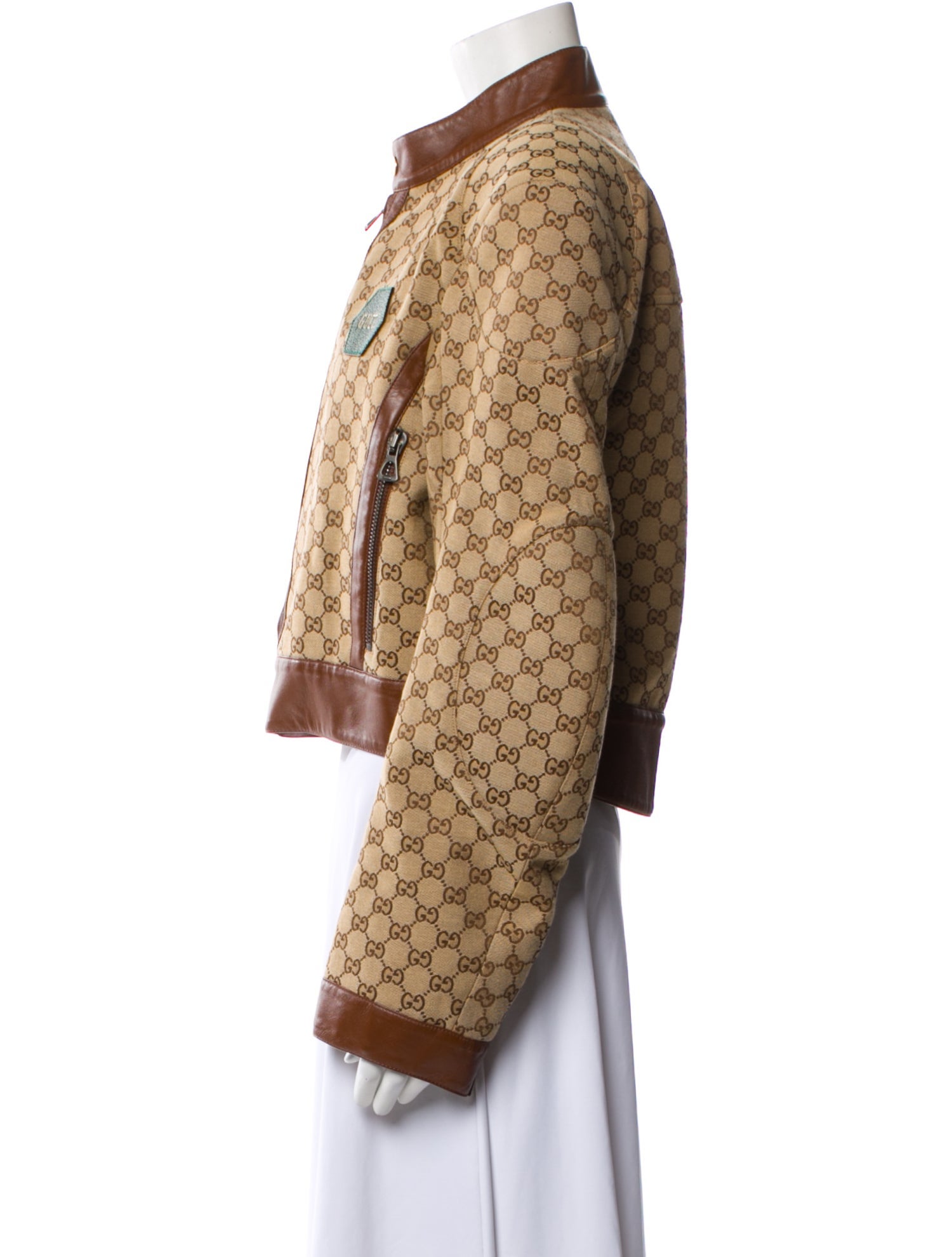 Gucci 2023 Animal Print Faux Fur Jacket