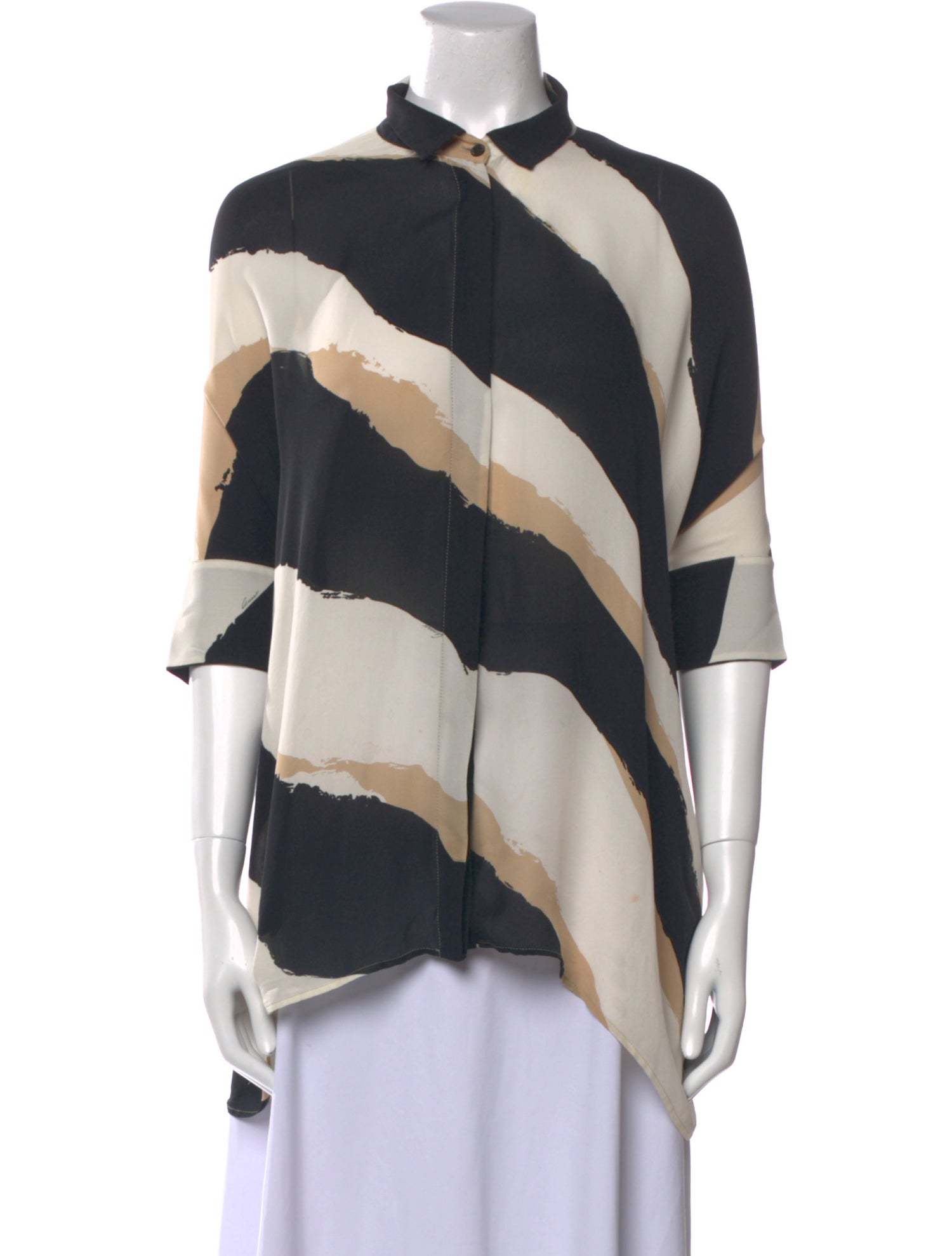 Gucci Silk Printed Blouse