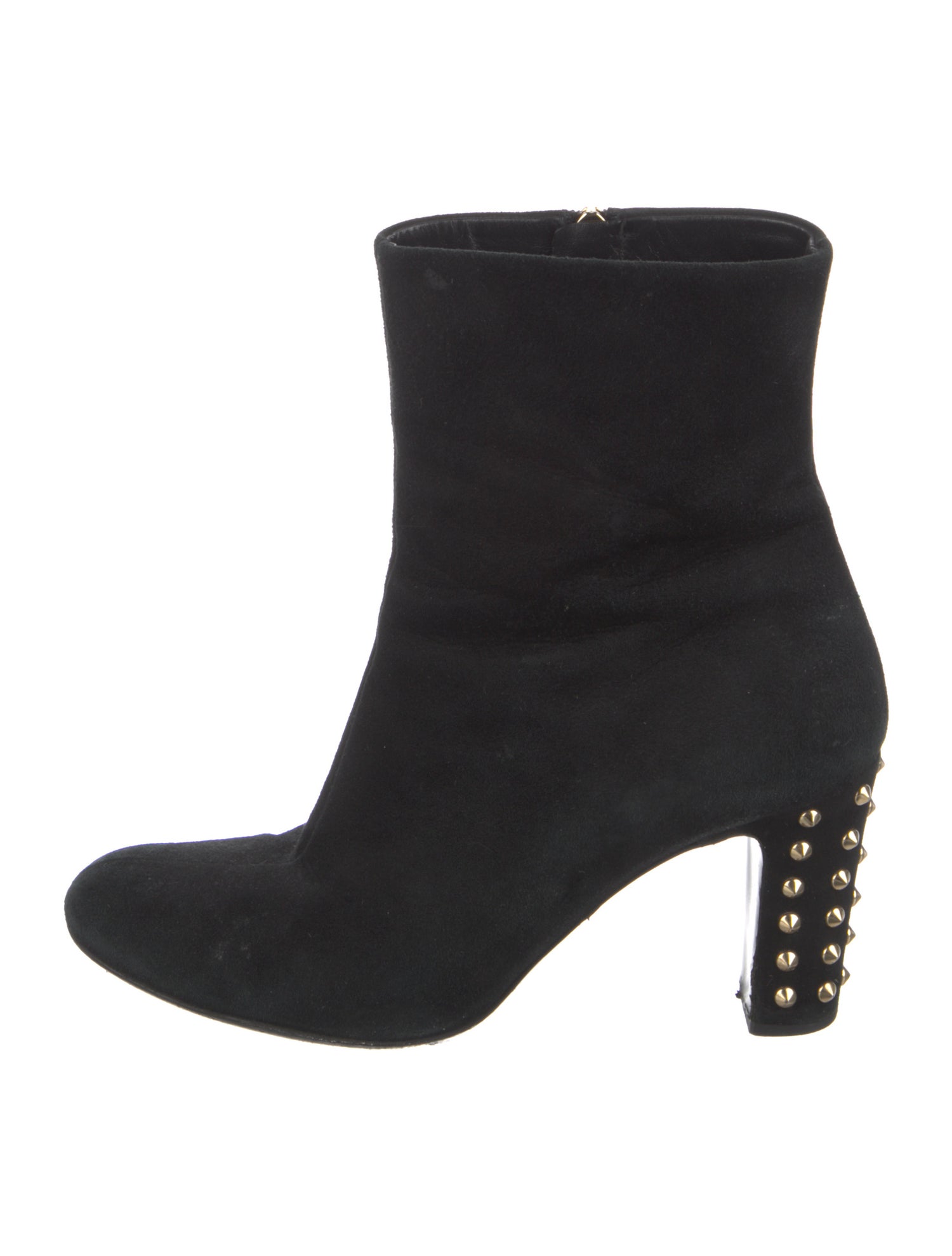 Gucci Suede Studded Accents Boots
