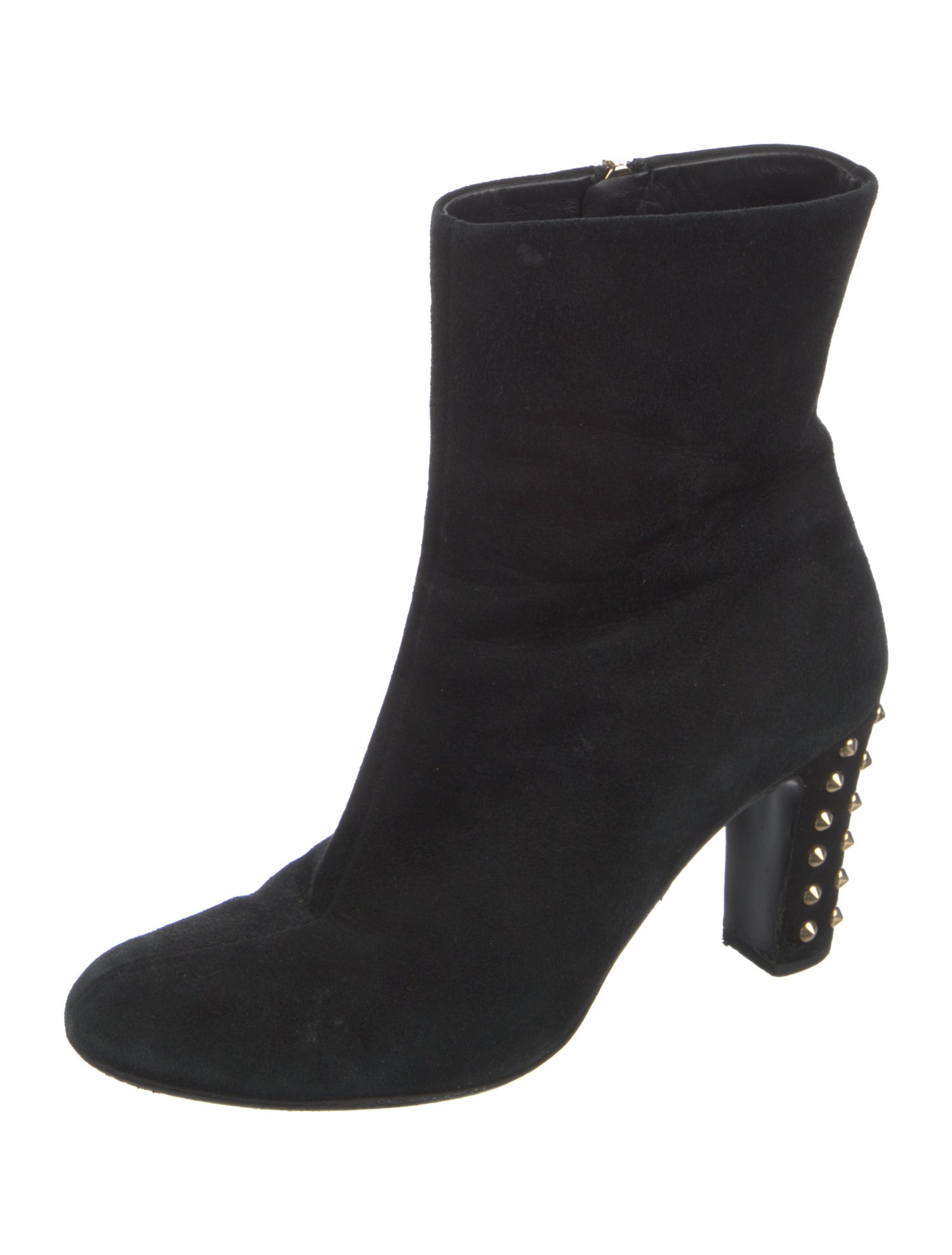 Gucci Suede Studded Accents Boots