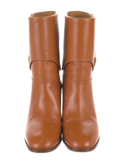 Gucci Hasler Horsebit Accent Leather Boots