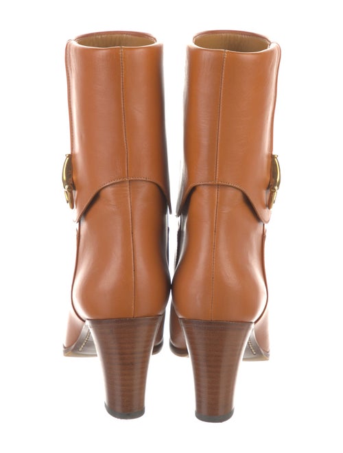 Gucci Hasler Horsebit Accent Leather Boots