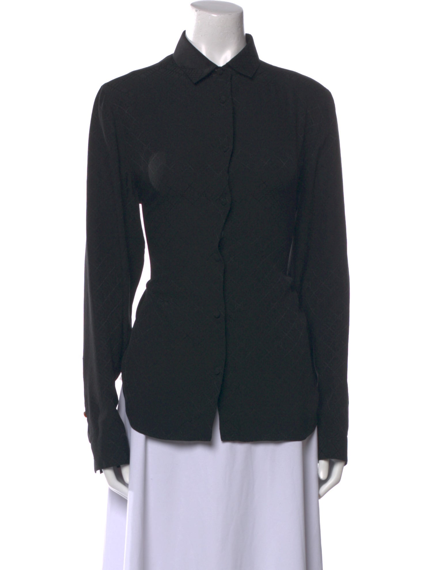 Gucci 2020 Silk Button-Up Top